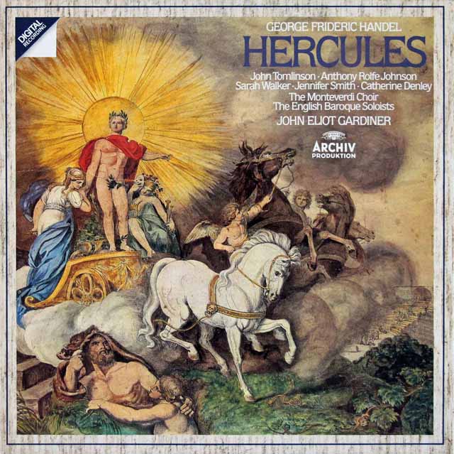 ガーディナーのヘンデル/歌劇「ヘラクレス」全曲　独ARCHIV　3639　LP レコード