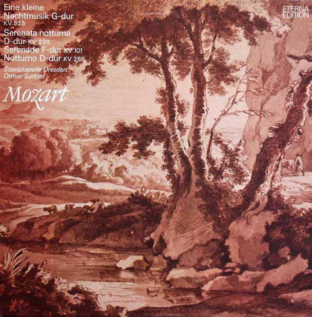 スウィトナーのモーツァルト/「アイネ・クライネ・ナハトムジーク」ほか　独ETERNA　3639　LP レコード