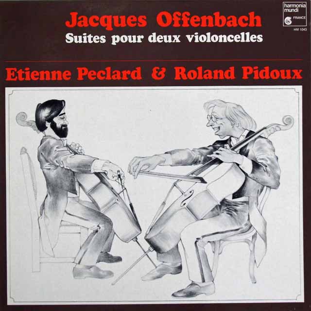 ペクラール&ピドゥのオッフェンバック/二重奏教程第1&2組曲  　 仏HM　2949　LP レコード