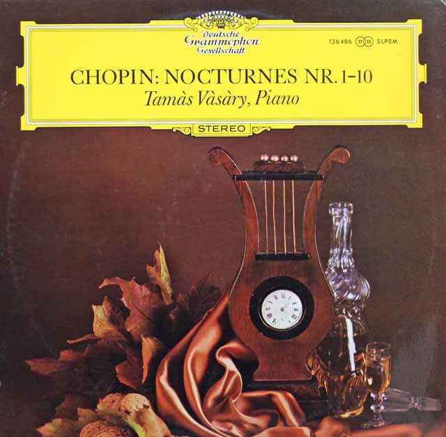【テストプレス】ヴァーシャリのショパン/夜想曲集  　 独DGG　2949　LP レコード