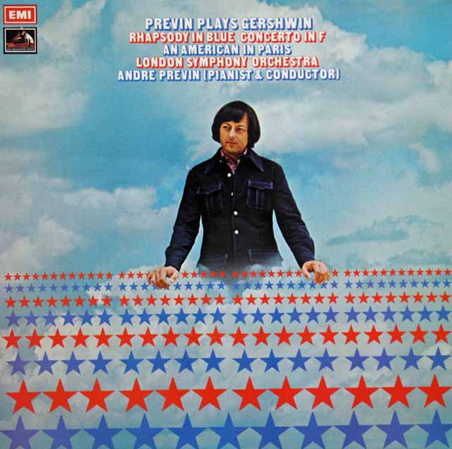プレヴィンのガーシュウィン/「ラプソディ・イン・ブルー」ほか 　 英EMI　2949　LP レコード