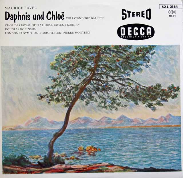 モントゥーのラヴェル/バレエ音楽「ダフニスとクロエ」　独DECCA　3395　LP レコード