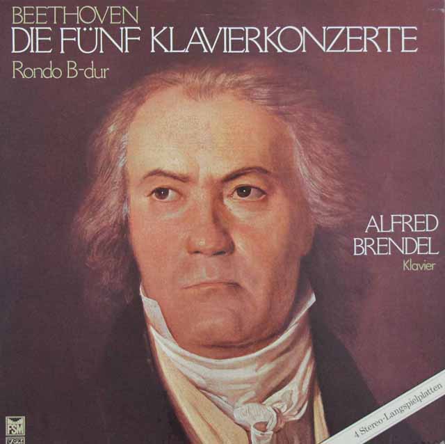 ブレンデルのベートーヴェン/ピアノ協奏曲全集 　 独FSM　2949　LP レコード