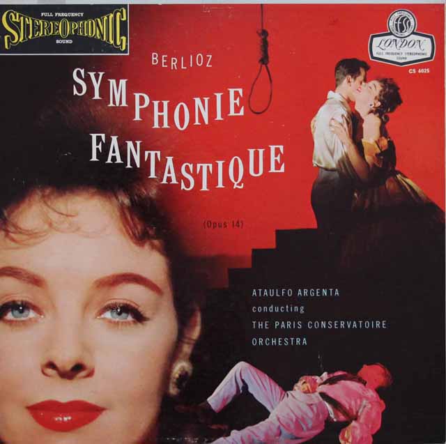 アルヘンタのベルリオーズ/幻想交響曲　英LONDON　3395　LP レコード