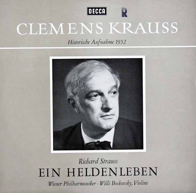 クラウスのR.シュトラウス/「英雄の生涯」 　 独DECCA　2950　LP レコード