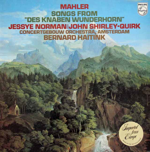 ハイティンクのマーラー/「子供の不思議な角笛」　蘭PHILIPS　2950　LP レコード