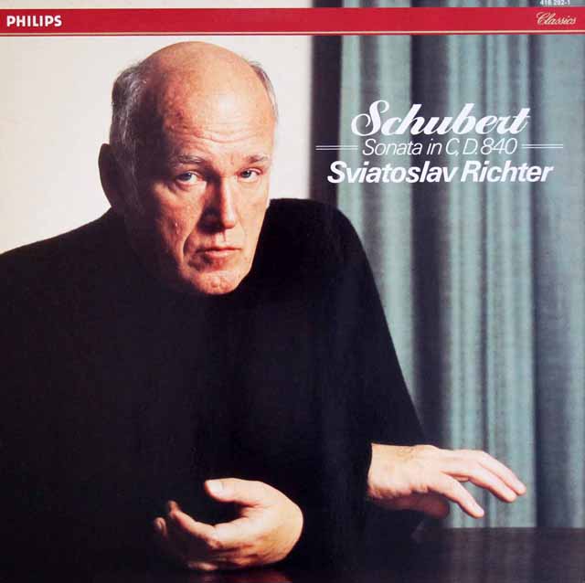リヒテルのシューベルト/ピアノソナタ第15番　蘭PHILIPS　3715　LP レコード