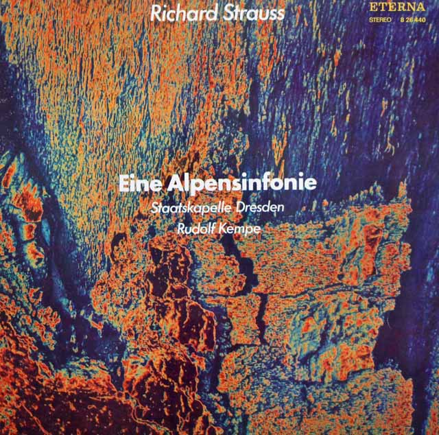 ケンペのR.シュトラウス/アルプス交響曲   　 独ETERNA　2950　LP レコード