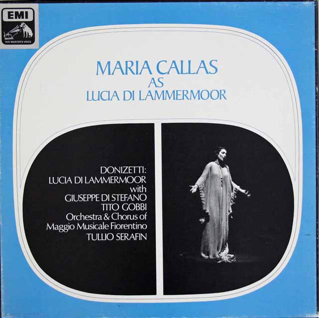 カラスのドニゼッティ/「ランメルモールのルチア」　英EMI　3395　LP レコード
