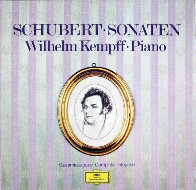 【テストプレス】ケンプのシューベルト/ピアノソナタ全集   　独DGG　2950　LP レコード