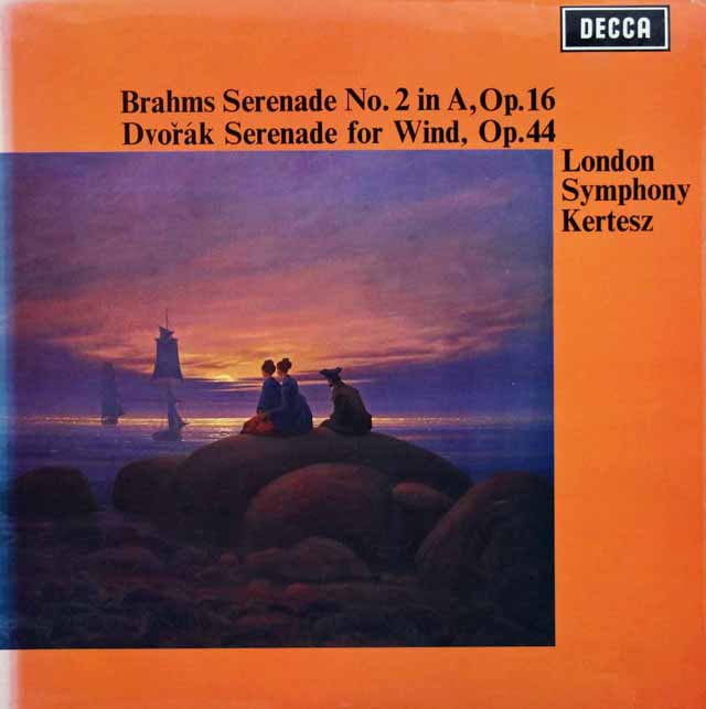 ケルテスのブラームス/セレナード第2番ほか　英DECCA　3702　LP レコード