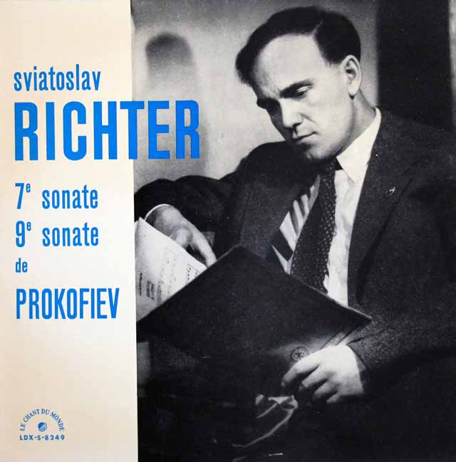 リヒテルのプロコフィエフ/ピアノソナタ第7&9番　  仏Le Chant Du Monde　3003　LP レコード