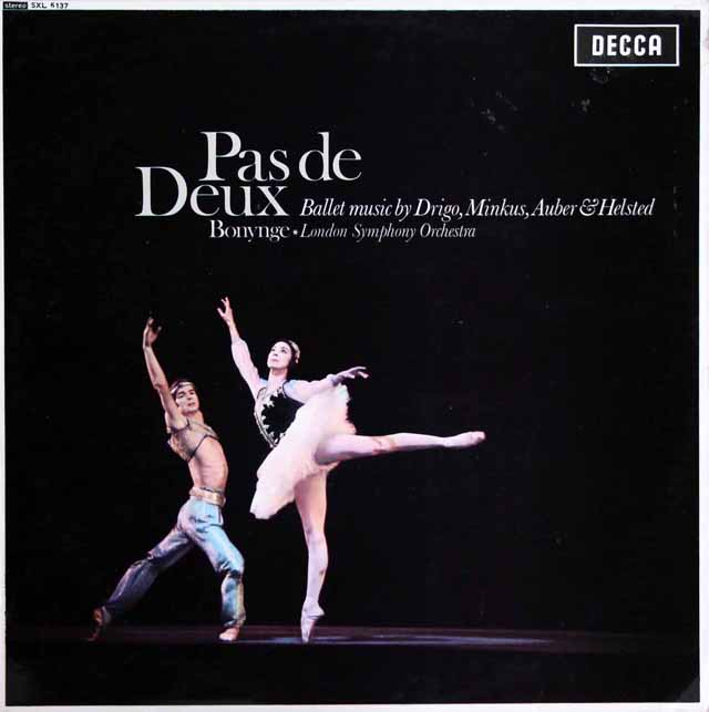 ボニングのドリゴ/「海賊」のパ・ド・ドゥーほか　 英DECCA　3640　LP レコード