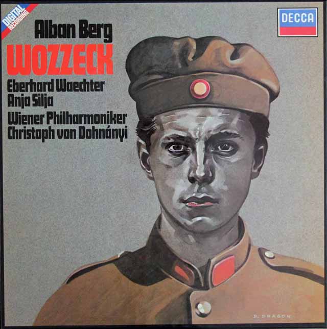 ドホナーニのベルク/「ヴォツェック」全曲　 独DECCA　3394　LP レコード
