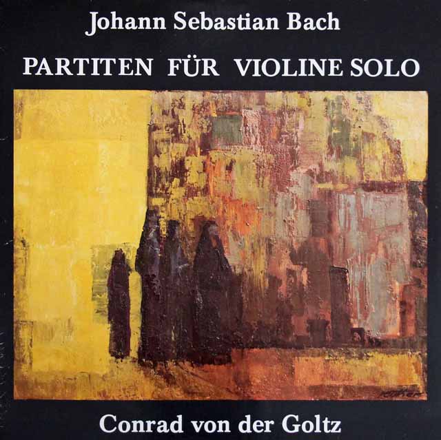 ゴルツのバッハ/無伴奏ヴァイオリンのためのパルティータ全曲　 独AUROPHON　3640　LP レコード