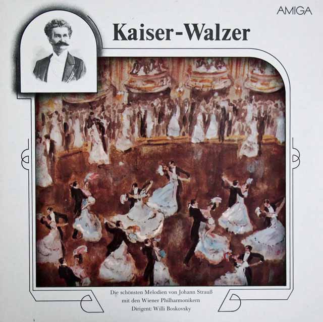 ボスコフスキーのヨハン・シュトラウス2世/「皇帝円舞曲」ほか　独AMIGA　3394　LP レコード