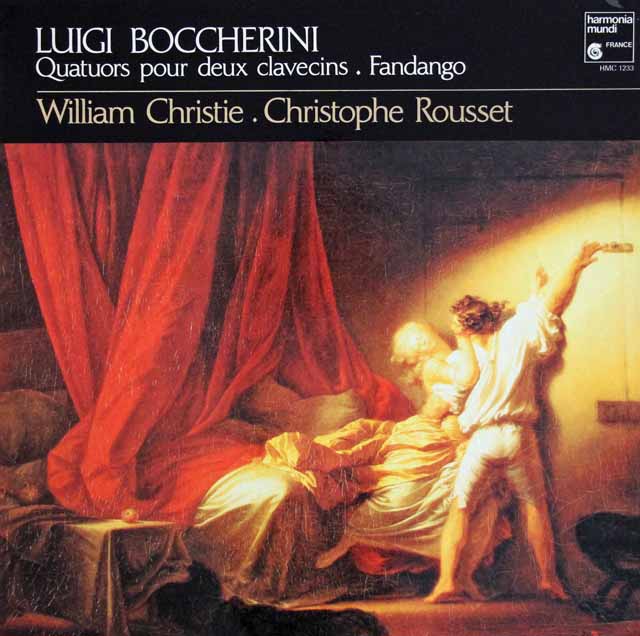 クリスティ&ルセのボッケリーニ/2つのチェンバロのためのファンダンゴ&四重奏曲集　 仏HM　3004　LP レコード