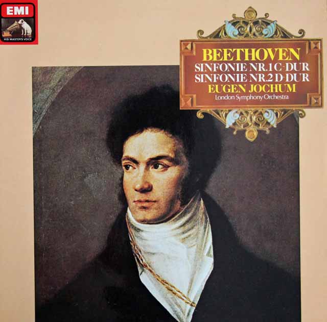 ヨッフムのベートーヴェン/交響曲第1&2番　 独EMI　3004　LP レコード