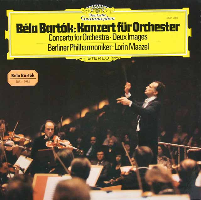 マゼールのバルトーク/管弦楽のための協奏曲　 独DGG　3004　LP レコード