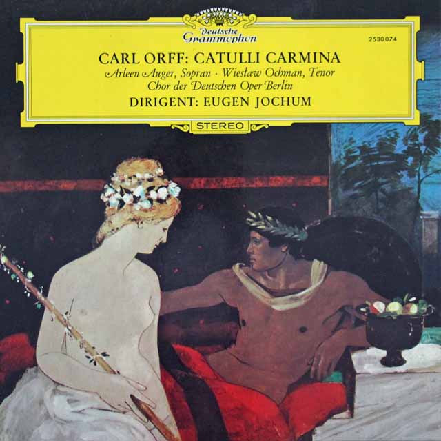 ヨッフムのオルフ/「カトゥーリ・カルミナ」　 独DGG　3640　LP レコード
