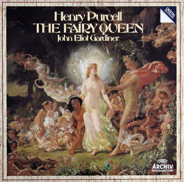 ガーディナーのパーセル/「妖精の女王」全曲　独ARCHIV　3640　LP レコード