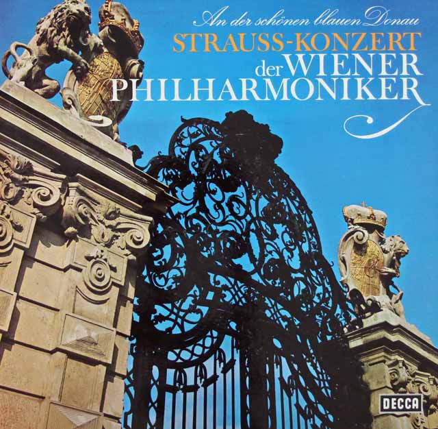 ボスコフスキー&ウィーン・フィルのヨハン・シュトラウス2世/「美しく青きドナウ」ほか　 独DECCA　3006　LP レコード