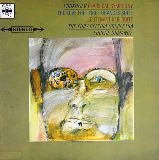 オーマンディのプロコフィエフ/「古典交響曲」ほか　英CBS　3640　LP レコード