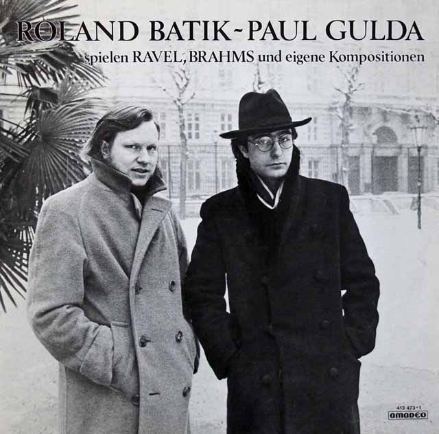 バティック、ポール・グルダのブラームス　ラヴェル/2台のピアノのための作品集　オーストリアamadeo　3701　LP レコード