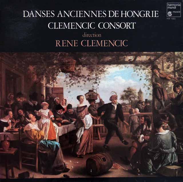 クレメンチッチ・コンソートのハンガリーの古い舞曲集　 仏HM　3007　LP レコード
