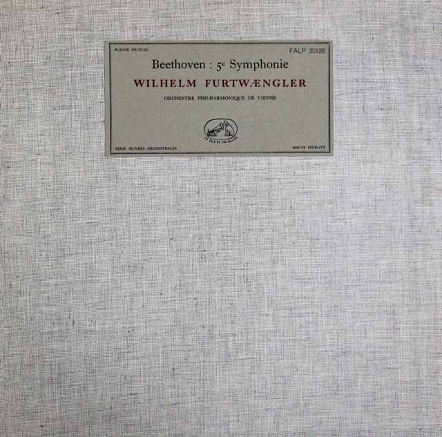 フルトヴェングラーのベートーヴェン/交響曲第5番　仏EMI(VSM)　3007　LP レコード