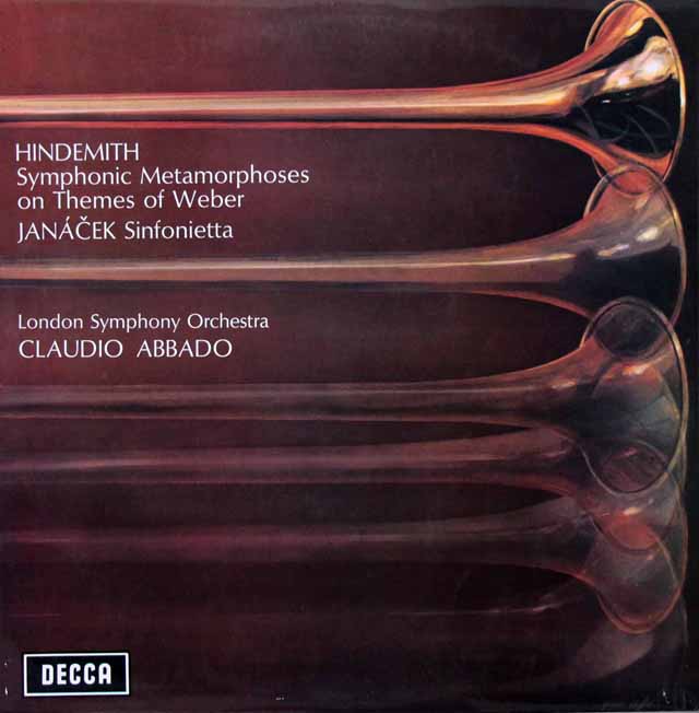 アバドのヤナーチェク/シンフォニエッタ　ほか　英DECCA　3701　LP レコード