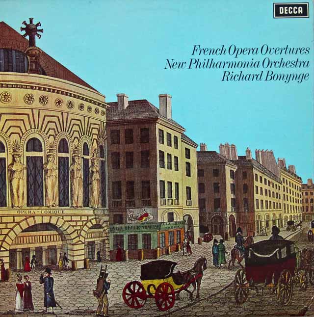 ボニングのフランスオペラ序曲集  　英DECCA　3393　LP レコード