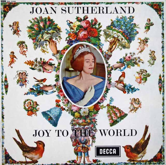 サザーランド、ボニングの「もろびとこぞりて」　英DECCA　3007　LP レコード