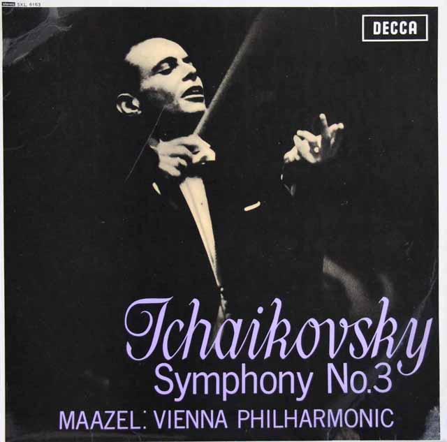 マゼールのチャイコフスキー/交響曲第3番「ポーランド」 　英DECCA　3393　LP レコード