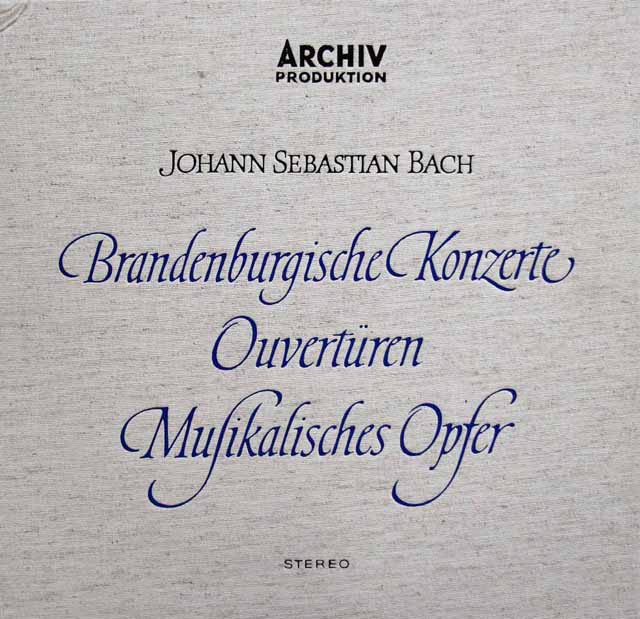 【ドイツ最初期盤】リヒター、バウムガルトナーらのバッハ/名演集 　独ARCHIV　3008　LP レコード