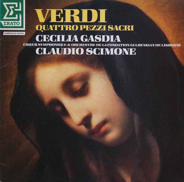 シモーネのヴェルディ/「聖歌四篇」　仏ERATO　3703　LP レコード