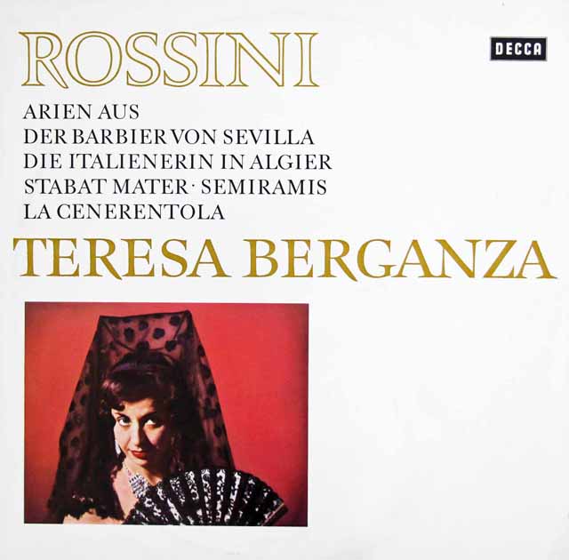 ベルガンサ、ロッシーニを歌う  　独DECCA　3011　LP レコード