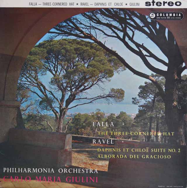 ジュリーニのファリャ/「三角帽子」ほか　英Columbia　3012　LP レコード