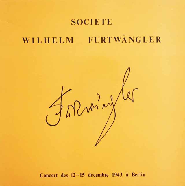 フルトヴェングラーのブラームス/ピアノ協奏曲第2番、交響曲第4番　仏WF協会　3713　LP レコード