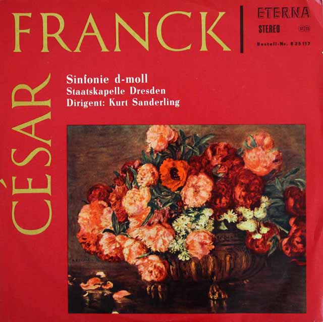 【オリジナル盤】　ザンデルリンクのフランク/交響曲ニ短調　独ETERNA　3713　LP レコード