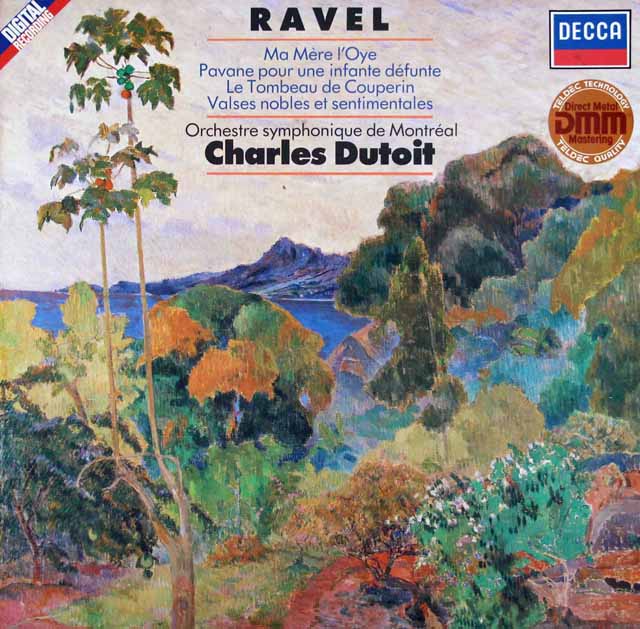 デュトワのラヴェル/「マ・メール・ロア」ほか　独DECCA　3014　LP レコード