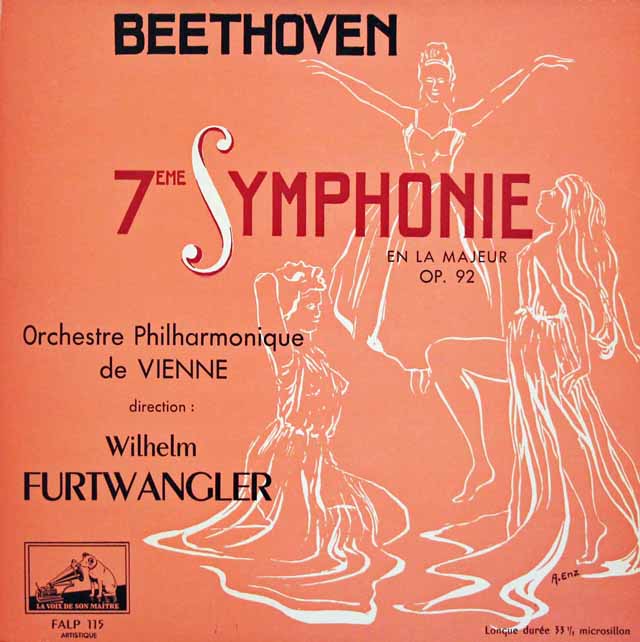 フルトヴェングラーのベートーヴェン/交響曲第7番　仏EMI(VSM)　3014　LP レコード