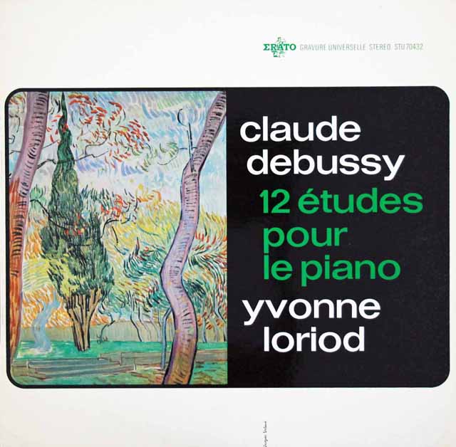 ロリオのドビュッシー/12の練習曲　仏ERATO　3714　LP レコード