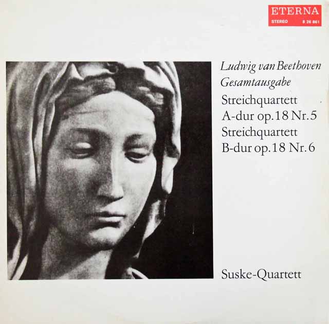 ズスケ四重奏団のベートーヴェン/弦楽四重奏曲第5&6番　独ETERNA　3105　LP レコード