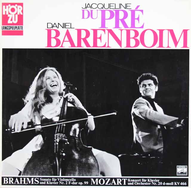 デュ・プレ、バレンボイムのブラームス/チェロソナタ第2番ほか　独HORZU　3015　LP レコード
