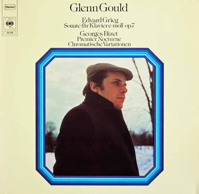 グールドのグリーグ&ビゼー/ピアノ作品集　独CBS　3015　LP レコード