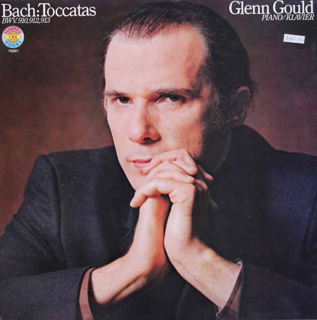 グールドのバッハ/トッカータ集　独CBS　3714　LP レコード