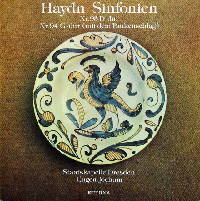 ヨッフムのハイドン/交響曲第93&94番「驚愕」　独ETERNA　3015　LP レコード