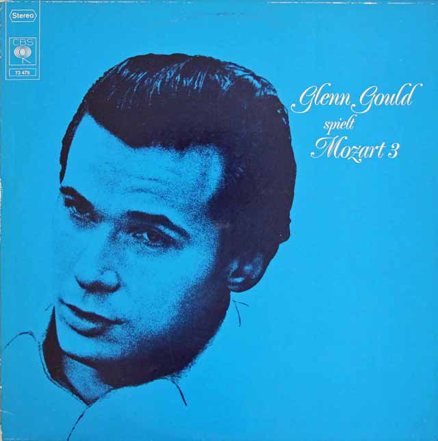 グールドのモーツァルト/ピアノソナタ第14、17&18番ほか　独CBS　3016　LP レコード