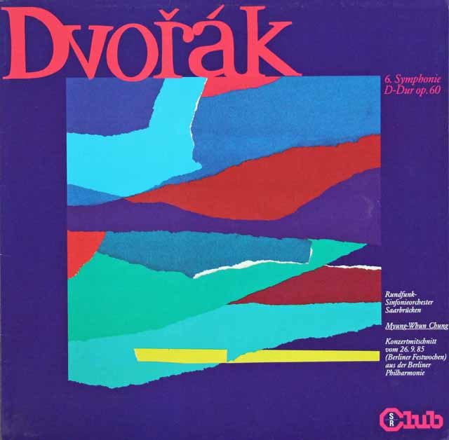 チョン・ミュン・フンのドヴォルザーク/交響曲第6番　独SR　3715　LP レコード
